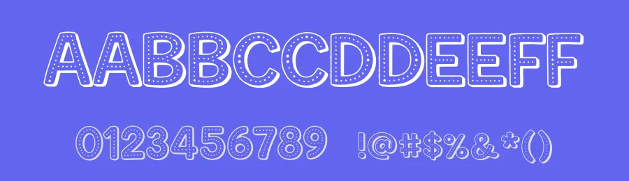 Stitchy Pop Font by Creativetacos — Display Font — thumbnail 3