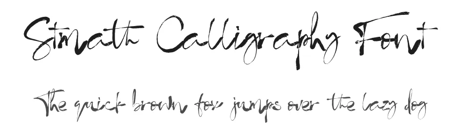 Stmath Calligraphy Font by Good Fonts — Script Handwritten Font