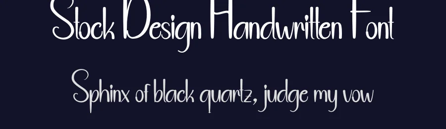 Stock Design Handwritten Font by andikastudio — Script Handwritten Font — thumbnail 2