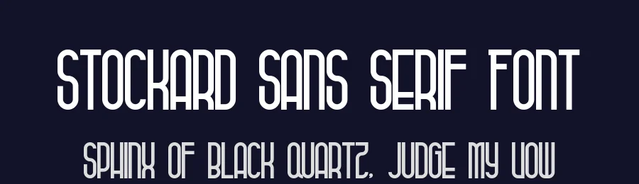 Stockard Sans Serif Font by Heloyud — Sans Serif Font — thumbnail 2