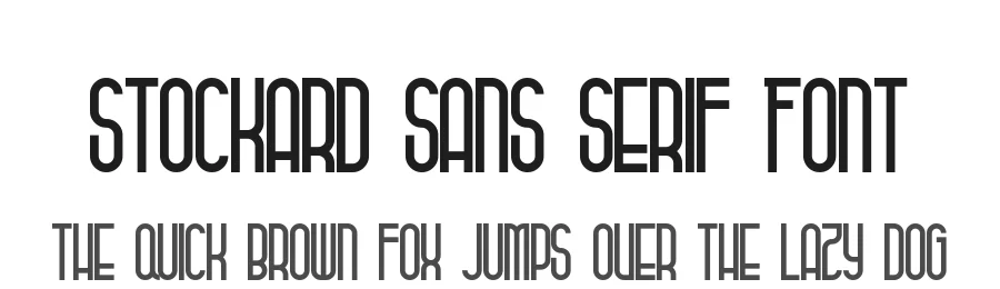 Stockard Sans Serif Font by Heloyud — Sans Serif Font
