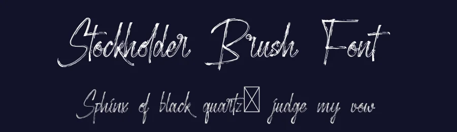 Stockholder Brush Font by nihstudio — Script Handwritten Font — thumbnail 2