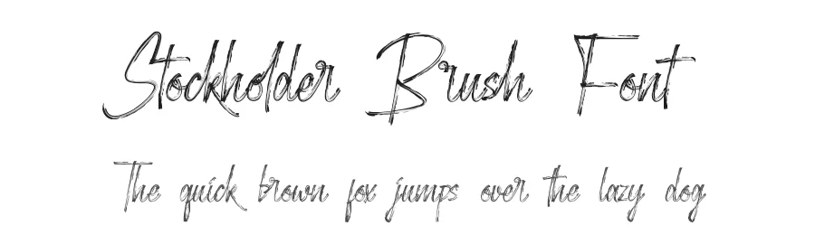 Stockholder Brush Font by nihstudio โ Script Handwritten Font