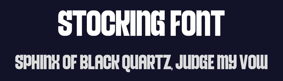 Stocking Font by Pian45 Studio — Sans Serif Font — thumbnail 2