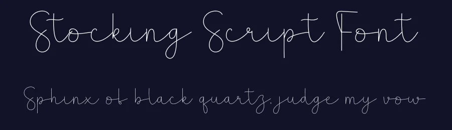 Stocking Script Font by andikastudio — Script Handwritten Font — thumbnail 2
