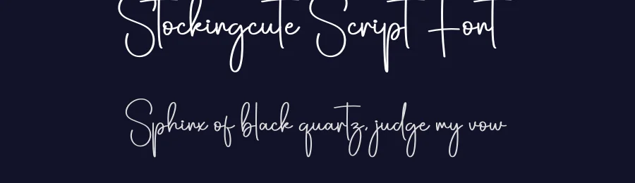 Stockingcute Script Font by creativeletter — Script Handwritten Font — thumbnail 2