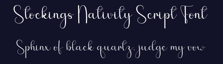 Stockings Nativity Script Font by andikastudio — Script Handwritten Font — thumbnail 2