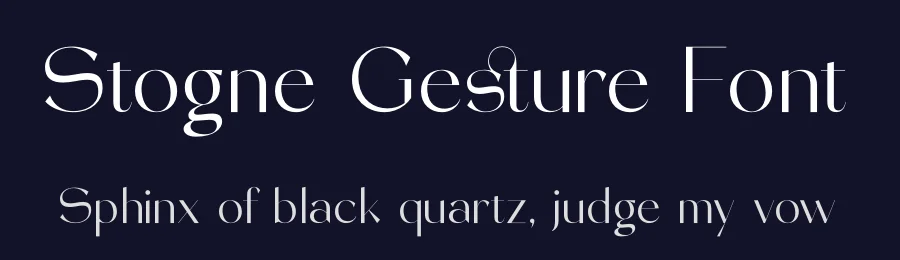 Stogne Gesture Font by timelesstype.co — Display Font — thumbnail 2