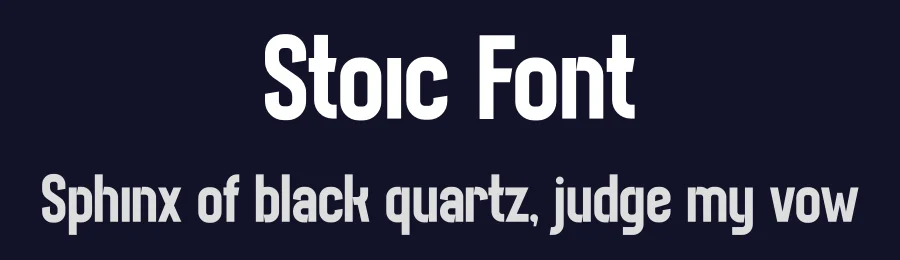 Stoic Font by IDEBARENG — Sans Serif Font — thumbnail 2