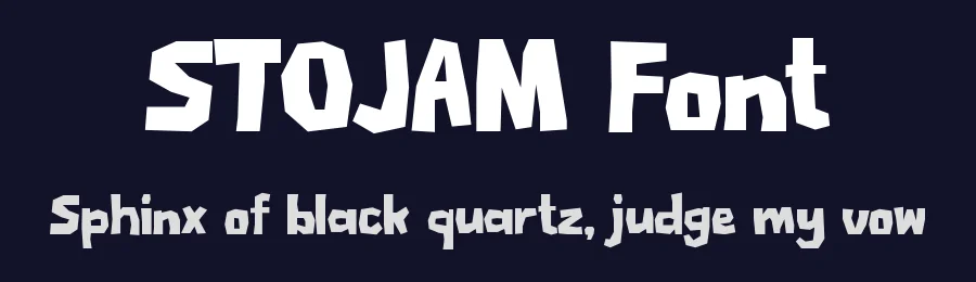 STOJAM Font by Rautan Studio — Sans Serif Font — thumbnail 2