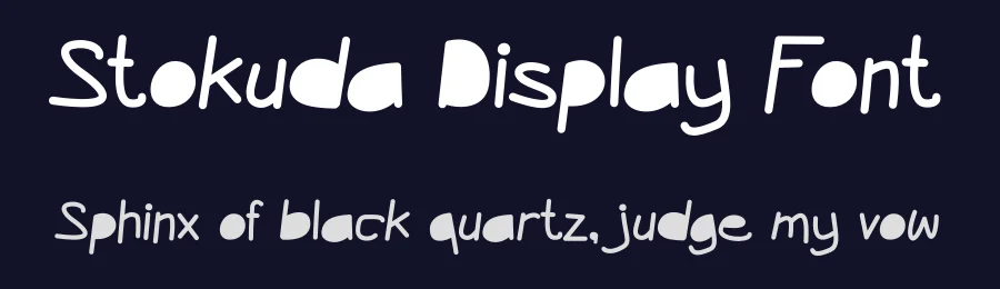 Stokuda Display Font by Aivos Dreams — Decorative Font — thumbnail 2
