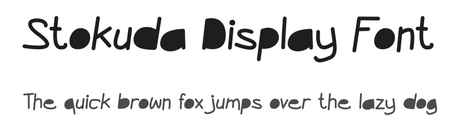 Stokuda Display Font by Aivos Dreams — Decorative Font