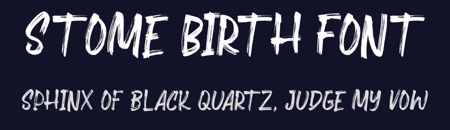Stome Birth Font by Lettermine — Script Handwritten Font — thumbnail 2