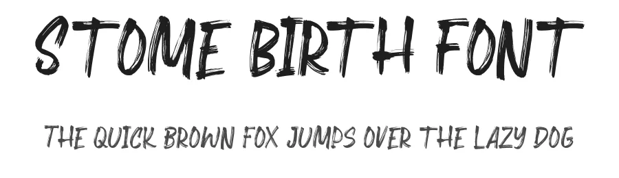 Stome Birth Font by Lettermine — Script Handwritten Font