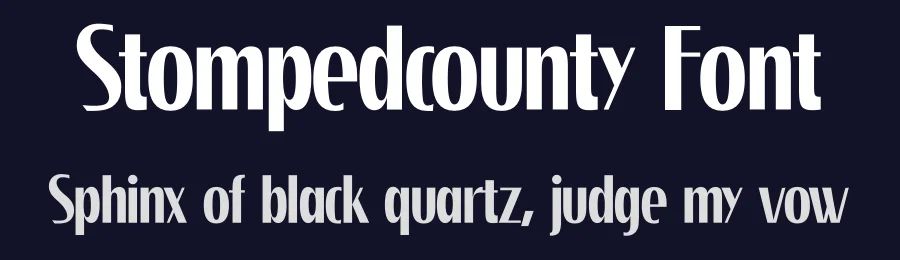 Stompedcounty Font by Artnivora Studio — Sans Serif Font — thumbnail 2
