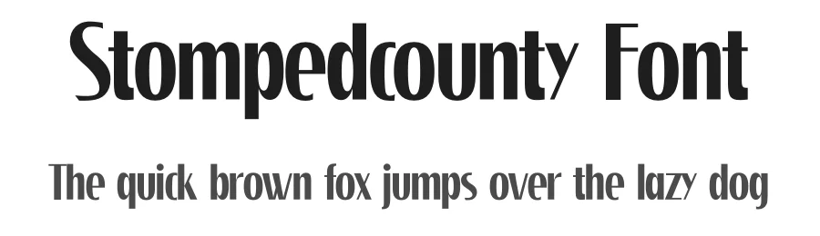 Stompedcounty Font by Artnivora Studio — Sans Serif Font