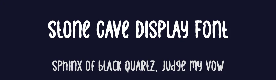 Stone Cave Display Font by andikastudio — Display Font — thumbnail 2