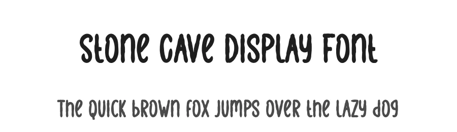Stone Cave Display Font by andikastudio — Display Font