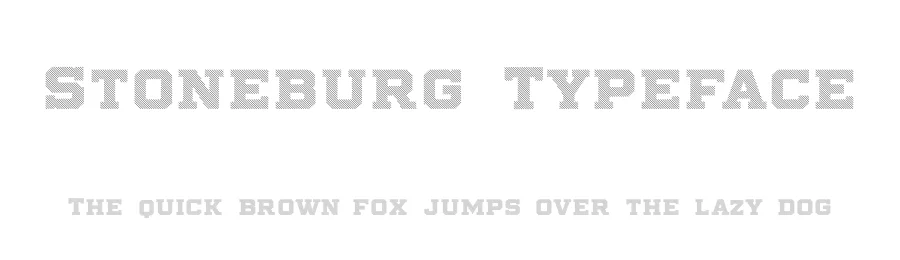 Stoneburg Typeface by Ilham Herry — Slab Serif Font