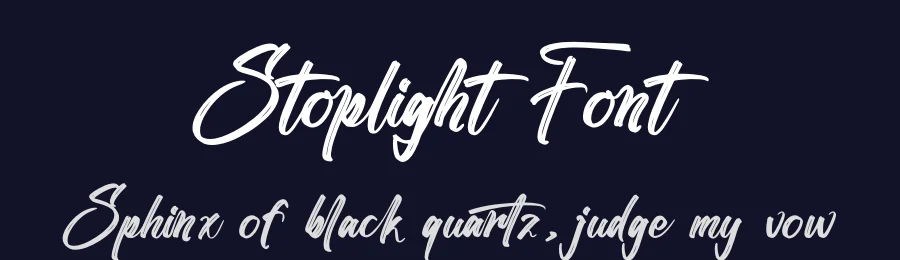 Stoplight Font by stylishtype.co — Script Handwritten Font — thumbnail 2