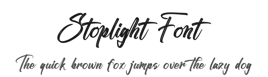 Stoplight Font by stylishtype.co — Script Handwritten Font