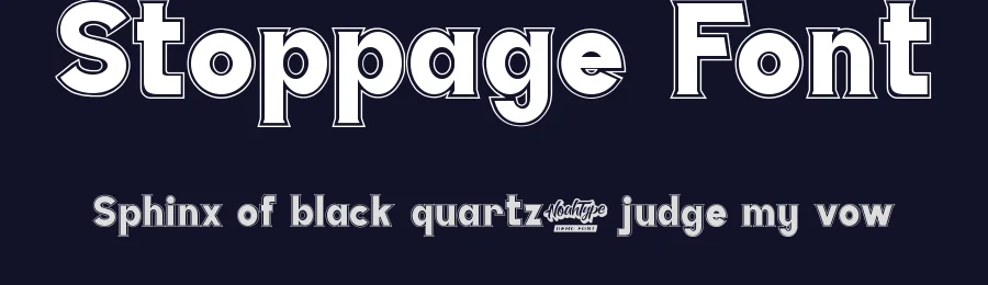 Stoppage Font by noahtype — Sans Serif Font — thumbnail 2