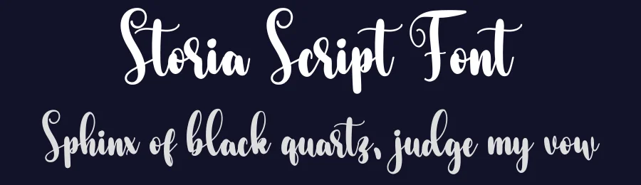 Storia Script Font by bearydsgn — Script Handwritten Font — thumbnail 2