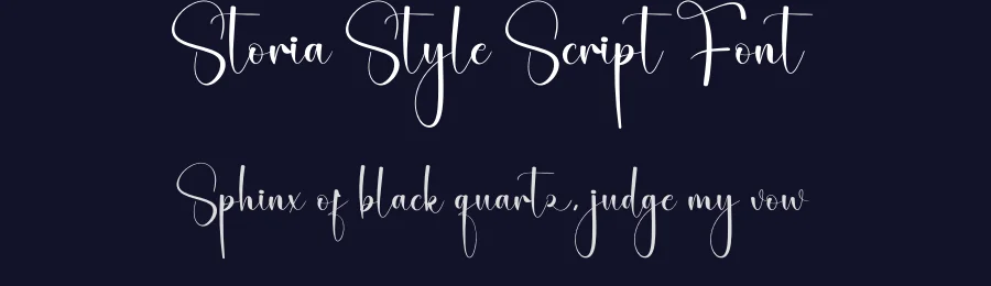Storia Style Script Font by creativeletter — Script Handwritten Font — thumbnail 2