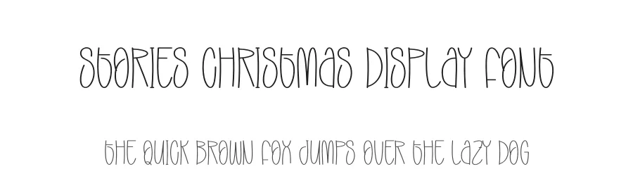 Stories Christmas Display Font by andikastudio — Display Font
