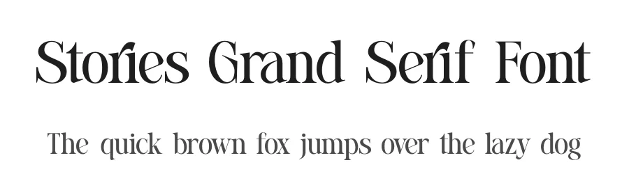 Stories Grand Serif Font by timelesstype.co — Serif Font
