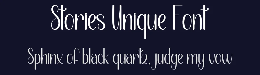 Stories Unique Font by andikastudio — Display Font — thumbnail 2