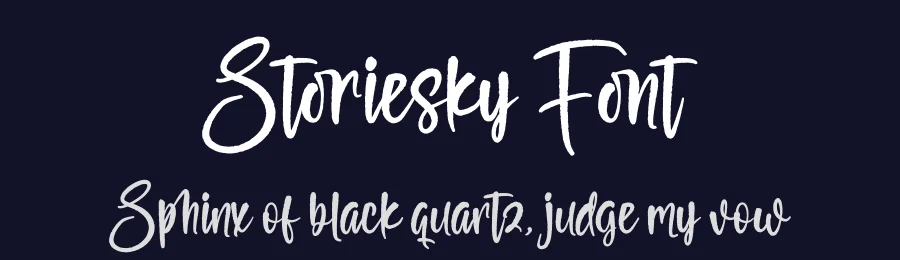 Storiesky Font by Operatype.Co — Script Handwritten Font — thumbnail 2