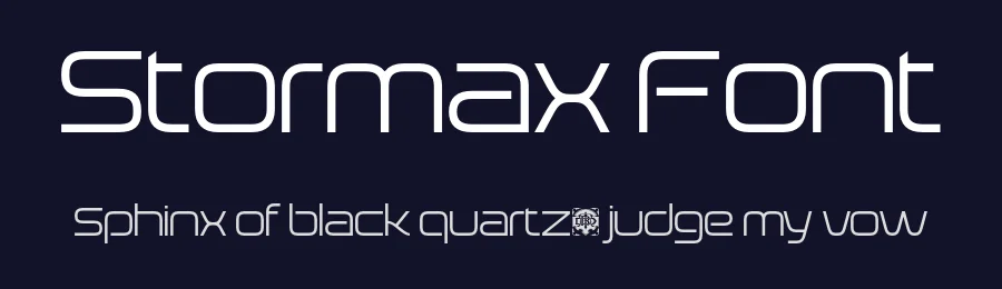 Stormax Font by burntilldead — Display Font — thumbnail 2