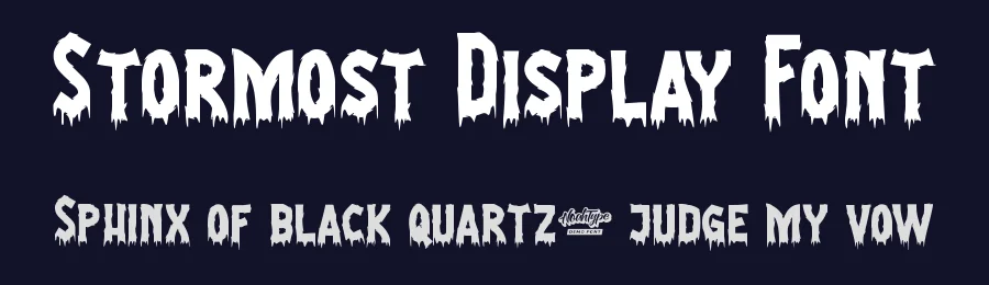 Stormost Display Font by noahtype — Decorative Font — thumbnail 2