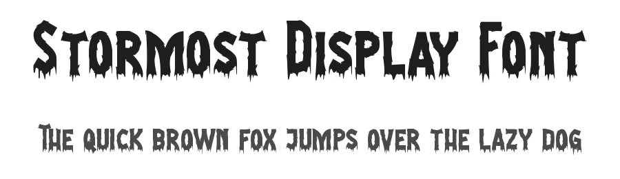Stormost Display Font by noahtype — Decorative Font