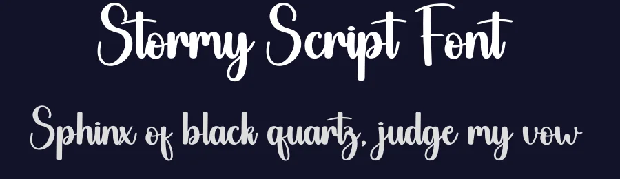 Stormy Script Font by andikastudio — Script Handwritten Font — thumbnail 2