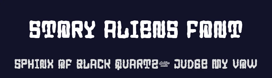 Story Aliens Font by noahtype — Blackletter Font — thumbnail 2