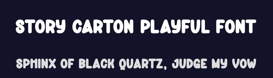 Story Carton Playful Font by andikastudio — Display Font — thumbnail 2