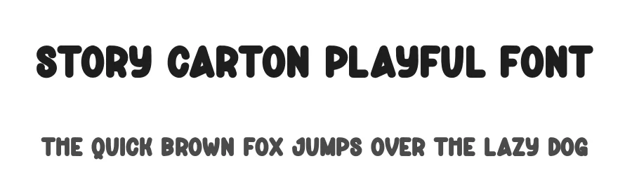 Story Carton Playful Font by andikastudio — Display Font