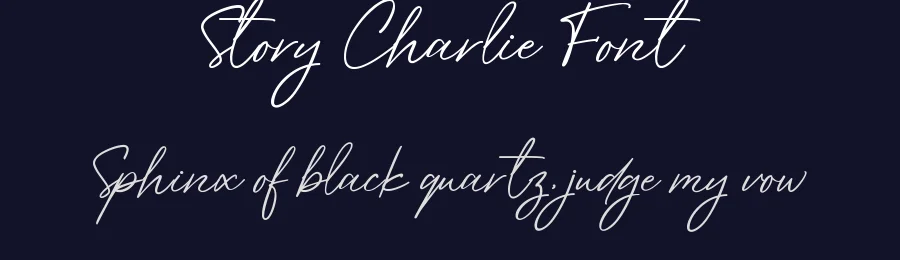Story Charlie Font by wibisono2001 — Script Handwritten Font — thumbnail 2