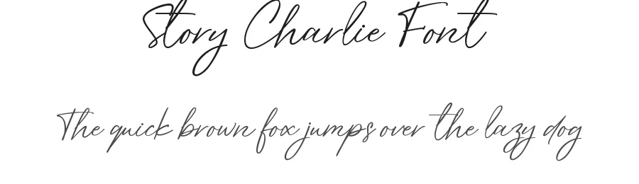 Story Charlie Font by wibisono2001 — Script Handwritten Font