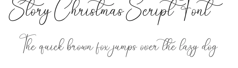 Story Christmas Script Font by creativeletter — Script Handwritten Font