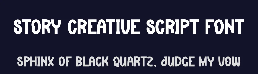 Story Creative Script Font by andikastudio — Display Font — thumbnail 2