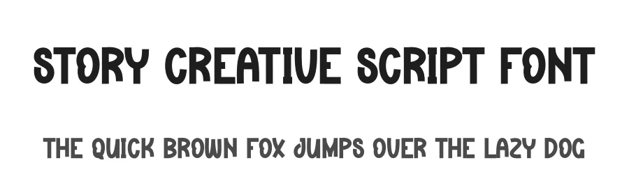Story Creative Script Font by andikastudio — Display Font