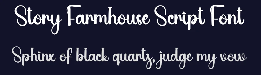 Story Farmhouse Script Font by andikastudio — Script Handwritten Font — thumbnail 2
