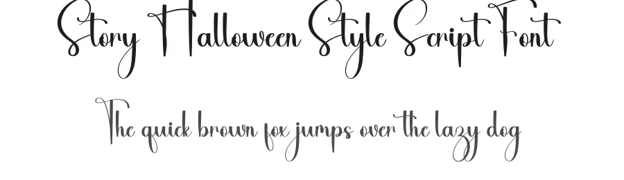 Story Halloween Style Script Font by inermediaSTUDIO — Script Handwritten Font