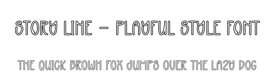 Story Line – Playful Style Font by andikastudio — Display Font
