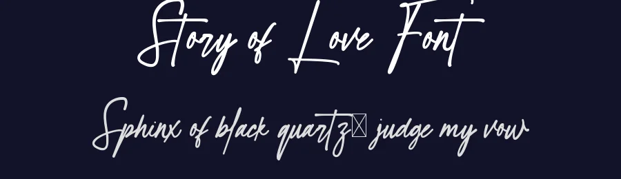 Story of Love Font by wibisono2001 — Script Handwritten Font — thumbnail 2