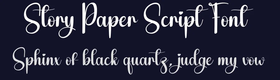 Story Paper Script Font by creativeletter — Script Handwritten Font — thumbnail 2