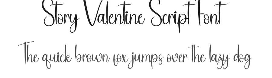 Story Valentine Script Font by andikastudio — Script Handwritten Font